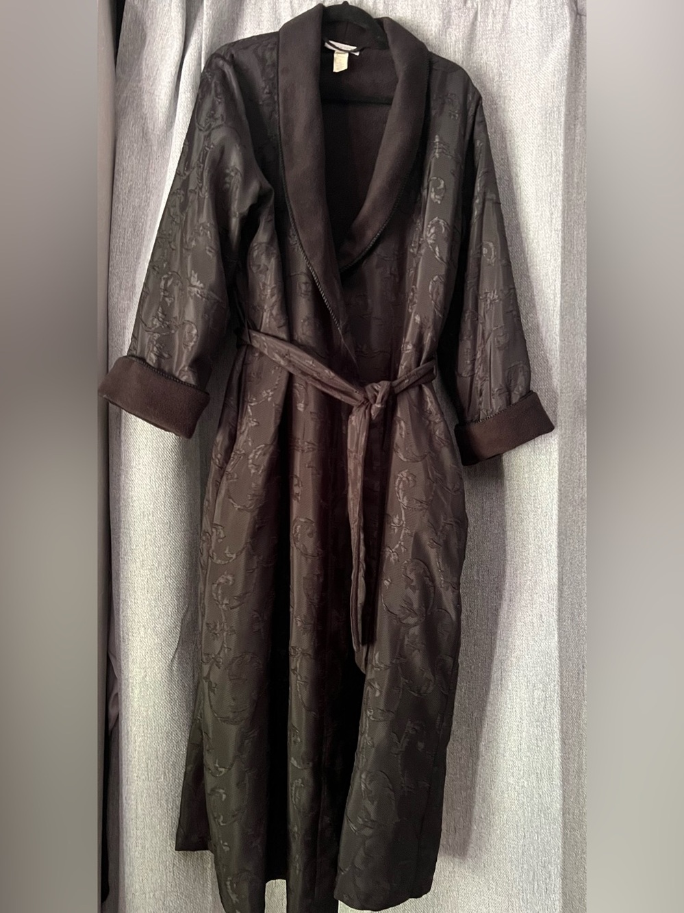 Morgan Taylor Black Long Women’s Robe